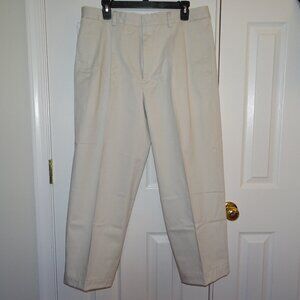 New L.L Bean Pleated Dress Chino Trousers
